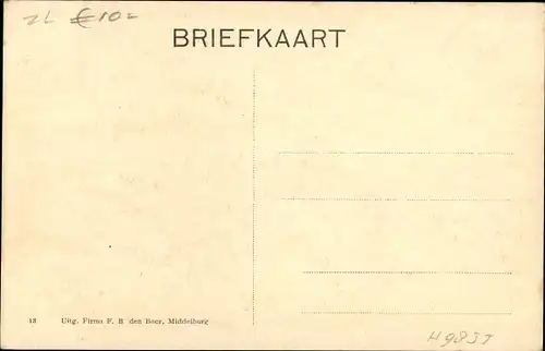 Ak Middelburg Zeeland Niederlande, Vlissingsch Bolwerk, Molen, drei Frauen in Tracht