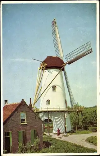 Ak Wemeldinge Zeeland Niederlande, Korenmolen