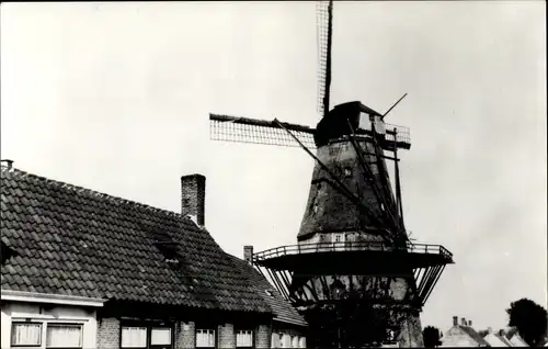 Ak Zuidzande Zeeland Niederlande, Molen