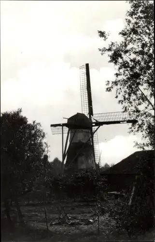 Ak Biervliet Zeeland Niederlande, Korenmolen De Honingbij