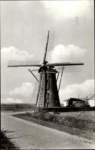 Ak Meliskerke Zeeland Niederlande, Korenmolen