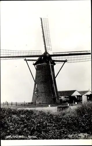 Ak Meliskerke Zeeland Niederlande, Molen