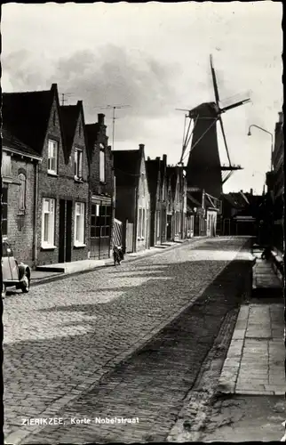 Ak Zierikzee Zeeland, Korte Nobelstraat, Molen