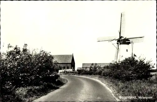 Ak Biggekerke Zeeland Niederlande, Molen