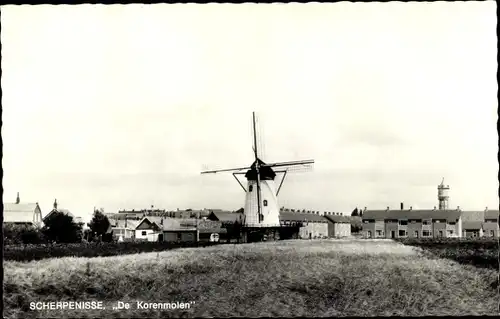 Ak Scherpenisse Zeeland, De Korenmolen