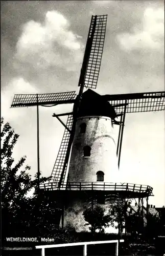 Ak Wemeldinge Zeeland Niederlande, Molen