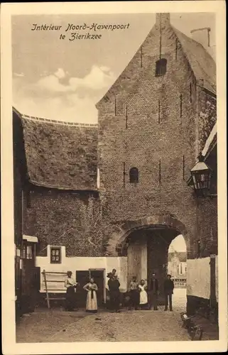 Ak Zierikzee Zeeland, Intérieur Noord Havenpoort