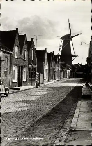 Ak Zierikzee Zeeland, Korte Nobelstraat, Molen