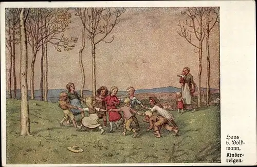 Künstler Ak Volkmann, Hans von, Kinderreigen