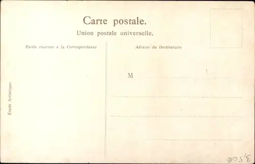 Künstler Ak Schmale Gasse in einer Ortschaft