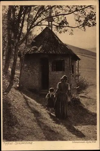 Ak Kapelle im Schwarzwald