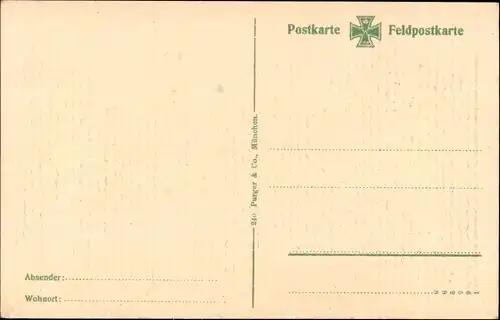 Ak Weltkrieg 1914/15, Requirieren von Schlachtvieh