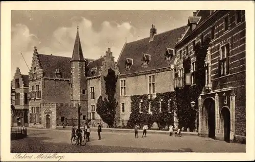 Ak Middelburg Zeeland Niederlande, Balans, Straßenpartie