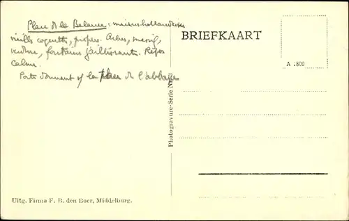 Ak Middelburg Zeeland Niederlande, Balans, Straßenpartie