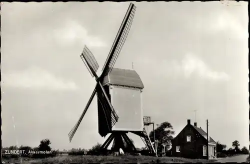 Ak Zundert Nordbrabant Niederlande, Akkermolen