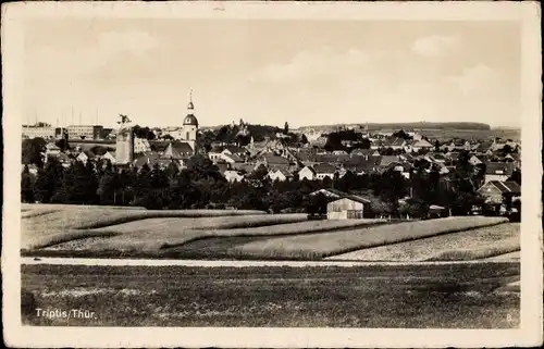 Ak Triptis in Thüringen, Gesamtansicht