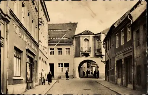 Ak Kamenz in Sachsen, Klostertor