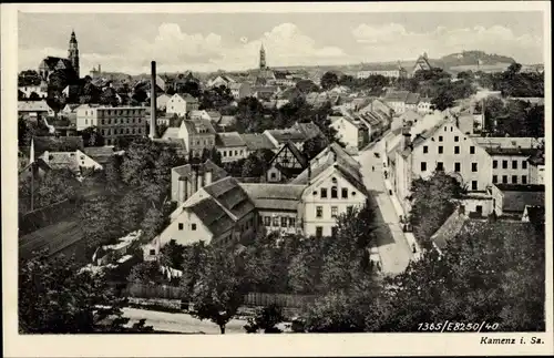 Ak Kamenz Sachsen, Stadtpanorama