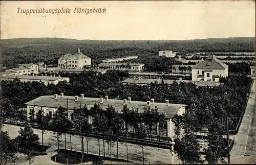 Ak Königsbrück in der Oberlausitz, Truppenübungsplatz