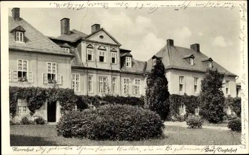 Ak Herrnhut in der Oberlausitz Sachsen, Der Vogtshof