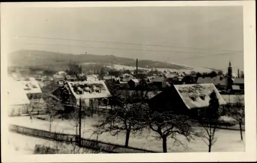 Foto Ak Eibau Kottmar in der Oberlausitz, Winteransicht