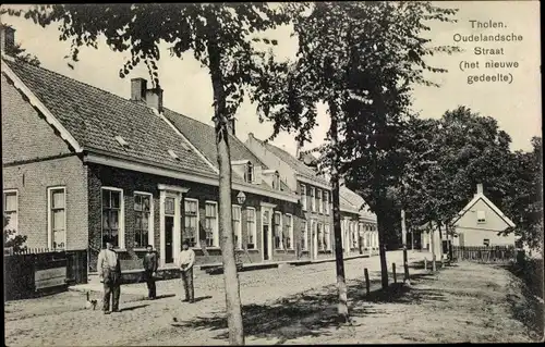 Ak Tholen Zeeland Niederlande, Oudelandsche Straat