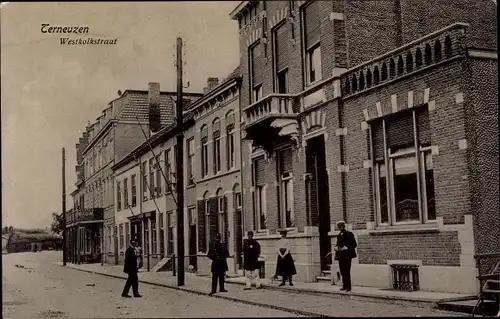 Ak Terneuzen Zeeland Niederlande, Westkolkstraat