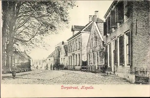 Ak Kapelle Zeeland Niederlande, Dorpstraat