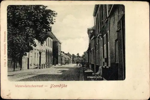 Ak IJzendijke Zeeland, Watervlietschestraat