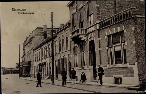 Ak Terneuzen Zeeland Niederlande, Westkolkstraat