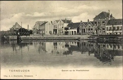 Ak Terneuzen Zeeland Niederlande, Westkolkstraat