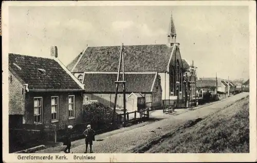 Ak Bruinisse Zeeland, Geref. Kerk