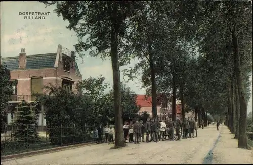 Ak Rilland Reimerswaal Zeeland Niederlande, Dorpstraat