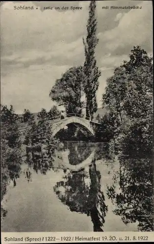 Ak Sohland an der Spree Lausitz, Himmelsbrücke