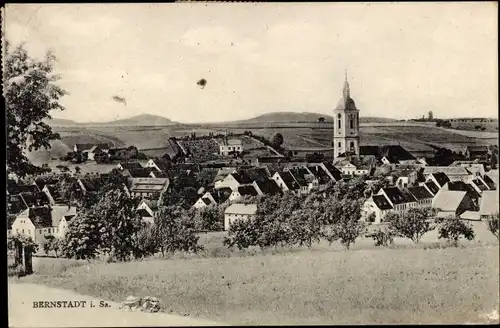 Ak Bernstadt auf dem Eigen, Panorama, Kirche