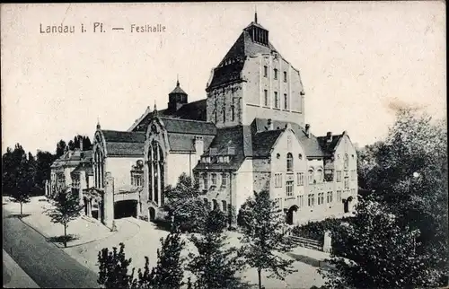 Ak Landau in der Pfalz, Festhalle