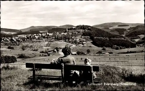 Ak Eversberg Meschede im Sauerland, Panorama