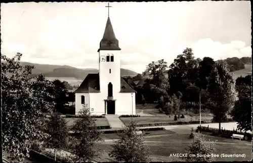 Ak Amecke Sundern im Sauerland, Kirche