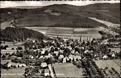 Ak Stockum Sundern im Sauerland, Fliegeraufnahme