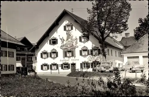 Foto Ak Steinach Pfronten im Allgäu, Gasthof Krone