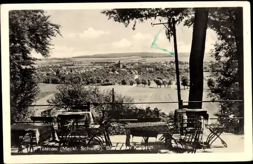Ak Teterow in Mecklenburg, Blick vom Kurhaus