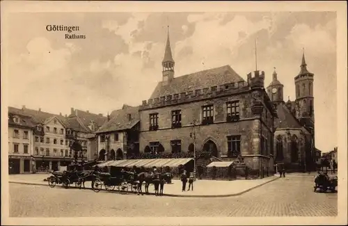 Ak Göttingen in Niedersachsen, Rathaus