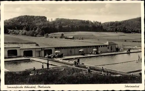 Ak Wehrsdorf Sohland an der Spree in Sachsen, Schwimmbad