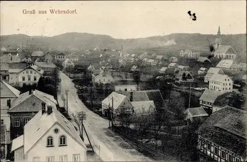 Ak Wehrsdorf Sohland an der Spree in Sachsen, Ortsübersicht