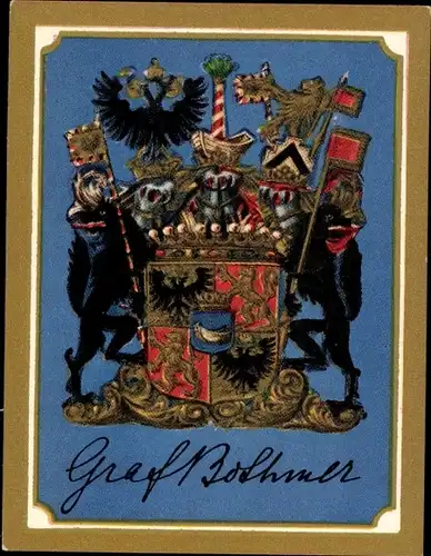 Sammelbild Ruhmreiche deutsche Wappen Bild 134, Felix Graf von Bothmer, Heerführer im Weltkrieg