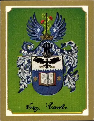 Sammelbild Ruhmreiche deutsche Wappen Bild 194 Leopold von Ranke, größter deutscher Historiker