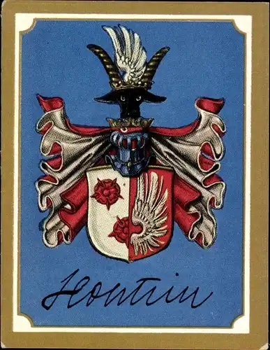 Sammelbild Ruhmreiche deutsche Wappen Bild 50 Friedrich von Holstein, Außenpolitiker