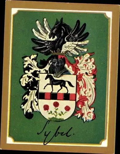 Sammelbild Ruhmreiche deutsche Wappen Bild 196 Heinrich von Sybel, Historiker