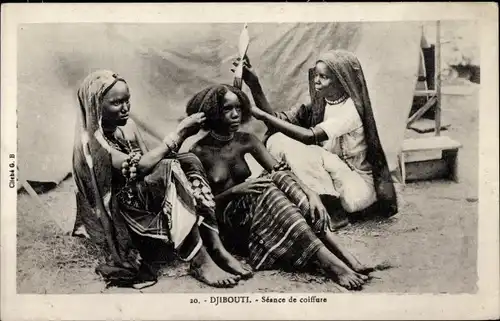 Ak Djibouti Dschibuti, Seance de coiffure