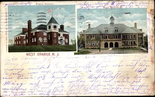 Ak East Orange New Jersey USA, Public School, High School